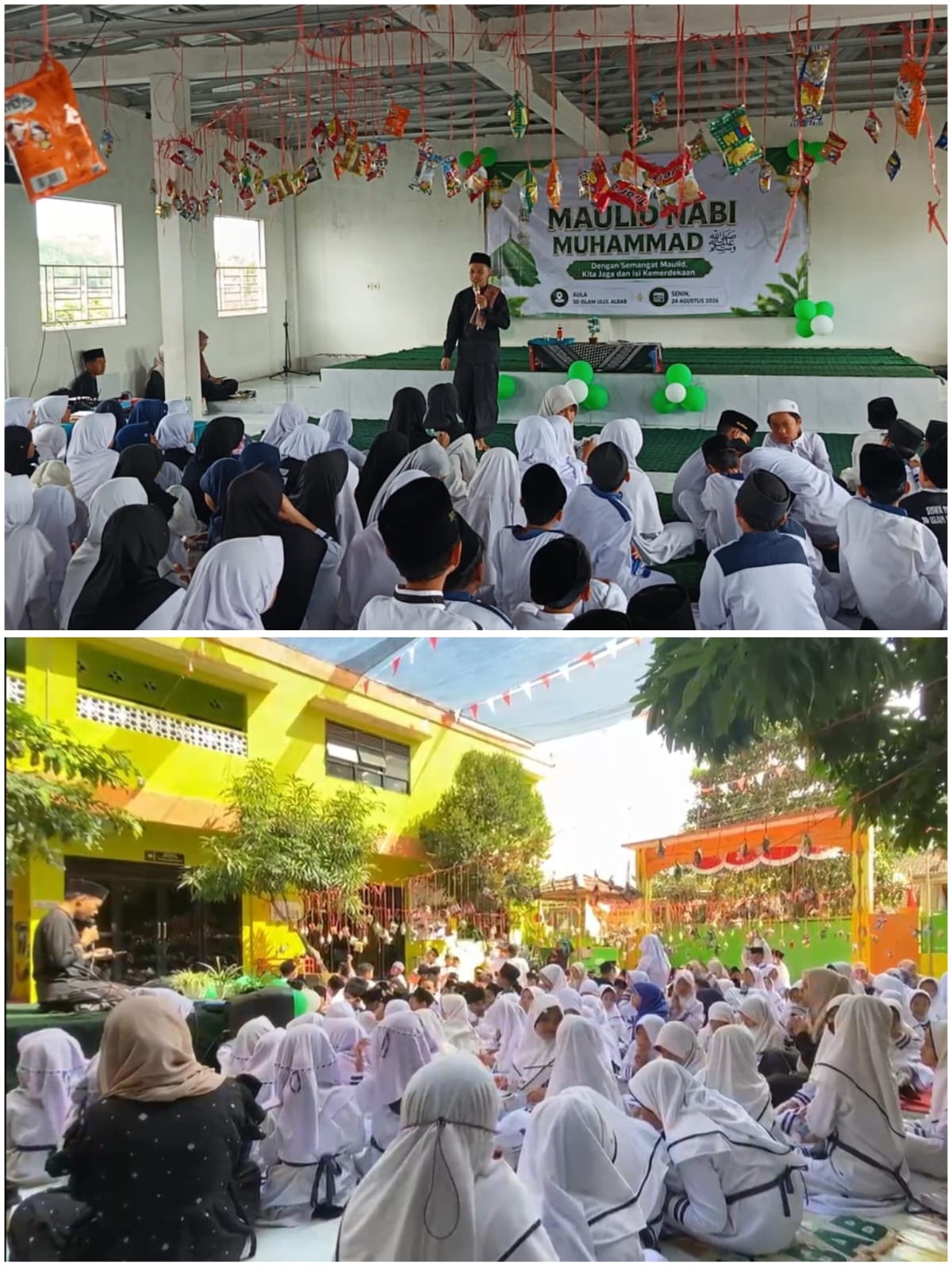 Read more about the article Semarak Maulid di SD Islam Ulul Albab: Meneladani Rasulullah, Menguatkan Jiwa Kemerdekaan